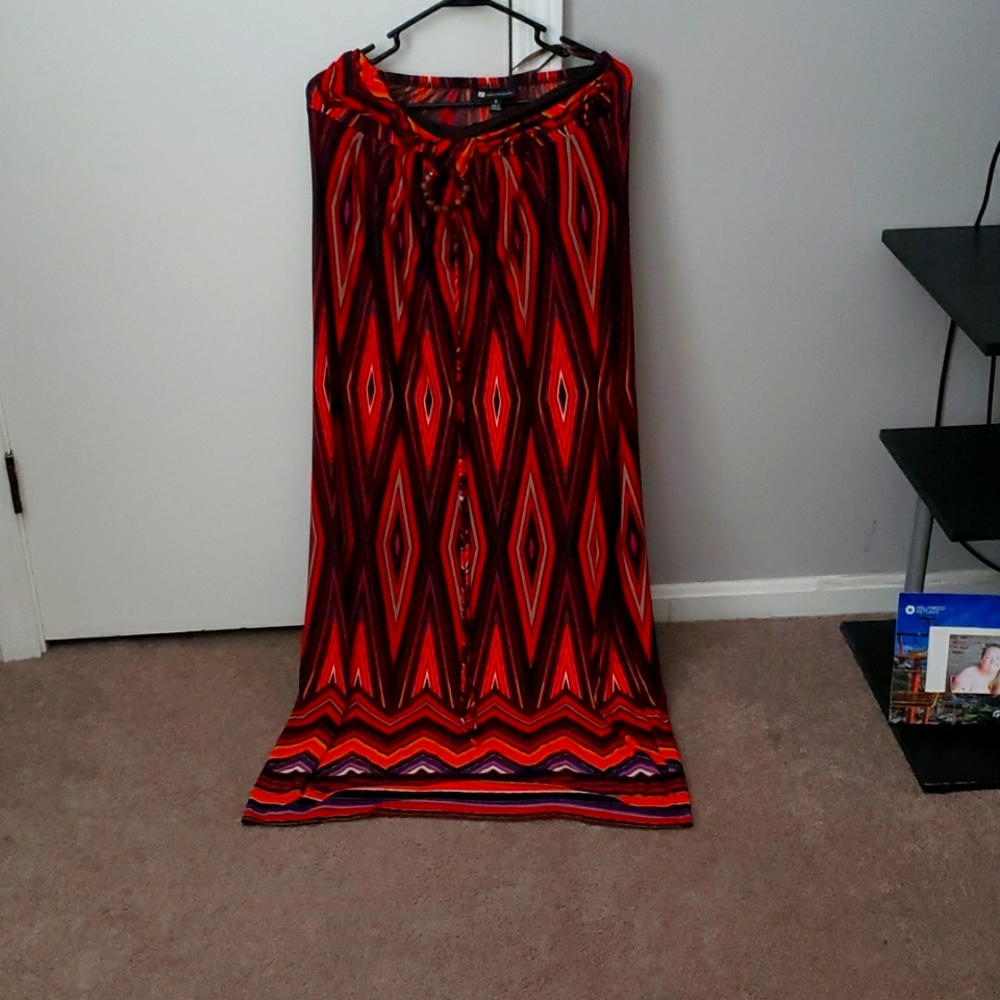 Size 6 Maxi Dress fall colors